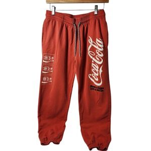 Coca Cola Red Sweatpants‎ Joggers Japanese Pants Coke Large